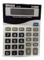 CALCULADORA WEIDA W-T21 8 DIG.