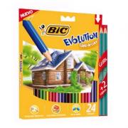 LAPIZ COLOR BIC EVOLUTION X24L