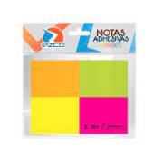 POST-IT EZCO 38X50 X4 NEON 701