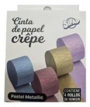 CINTA CREPE SIFAP X4 PASTEL ME