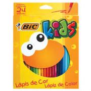 LAPIZ COLOR BIC X 24 LARGOS