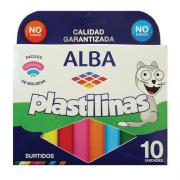 PLASTILINA ALBA X 10U.